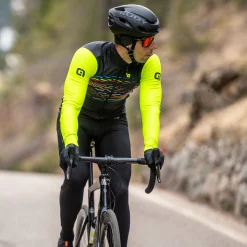 Maglia maniche lunghe Ale PR-S Logo - Nero