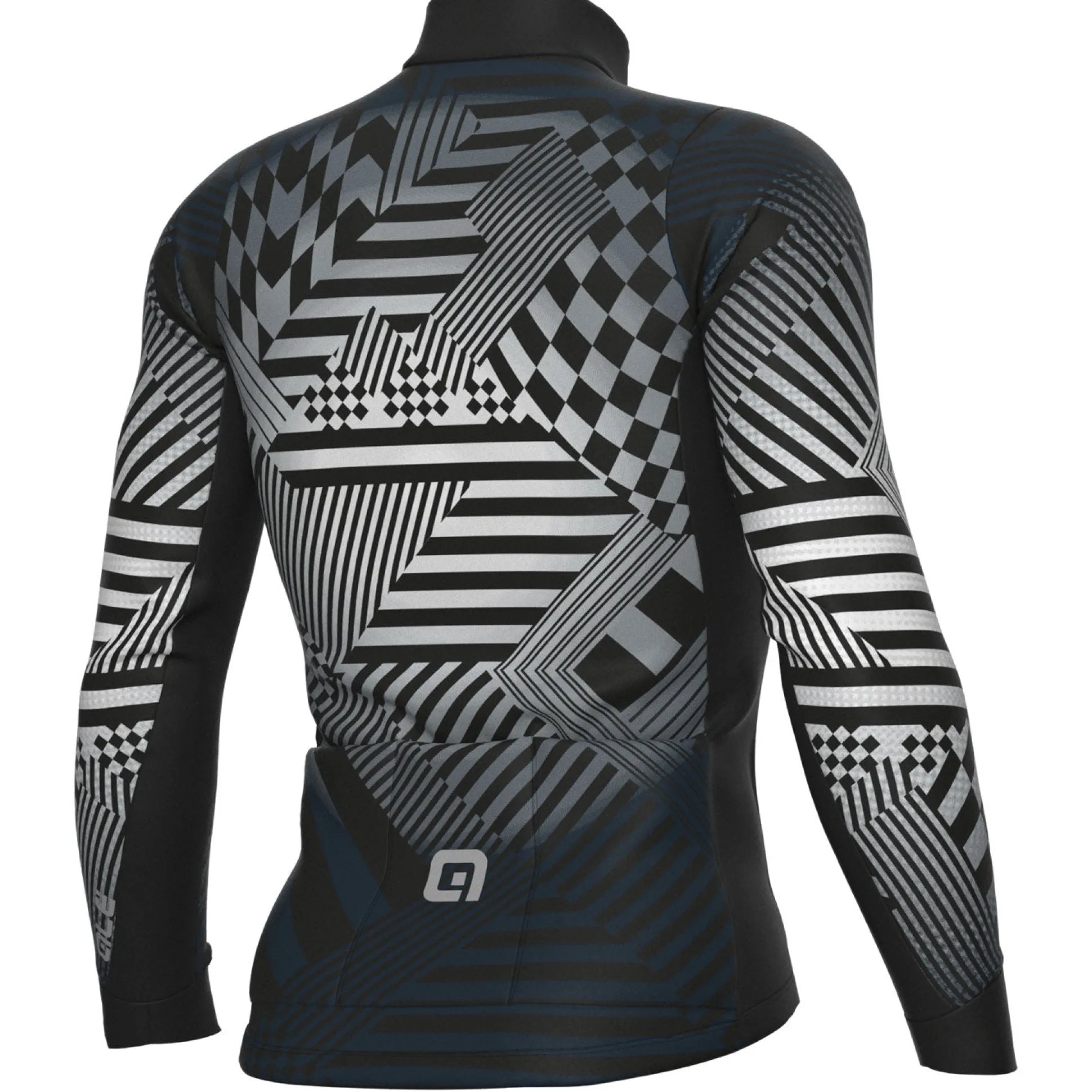 Maglia maniche lunghe Ale PR-S Checker - Grigio