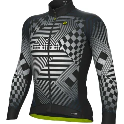 Maglia maniche lunghe Ale PR-S Checker - Grigio