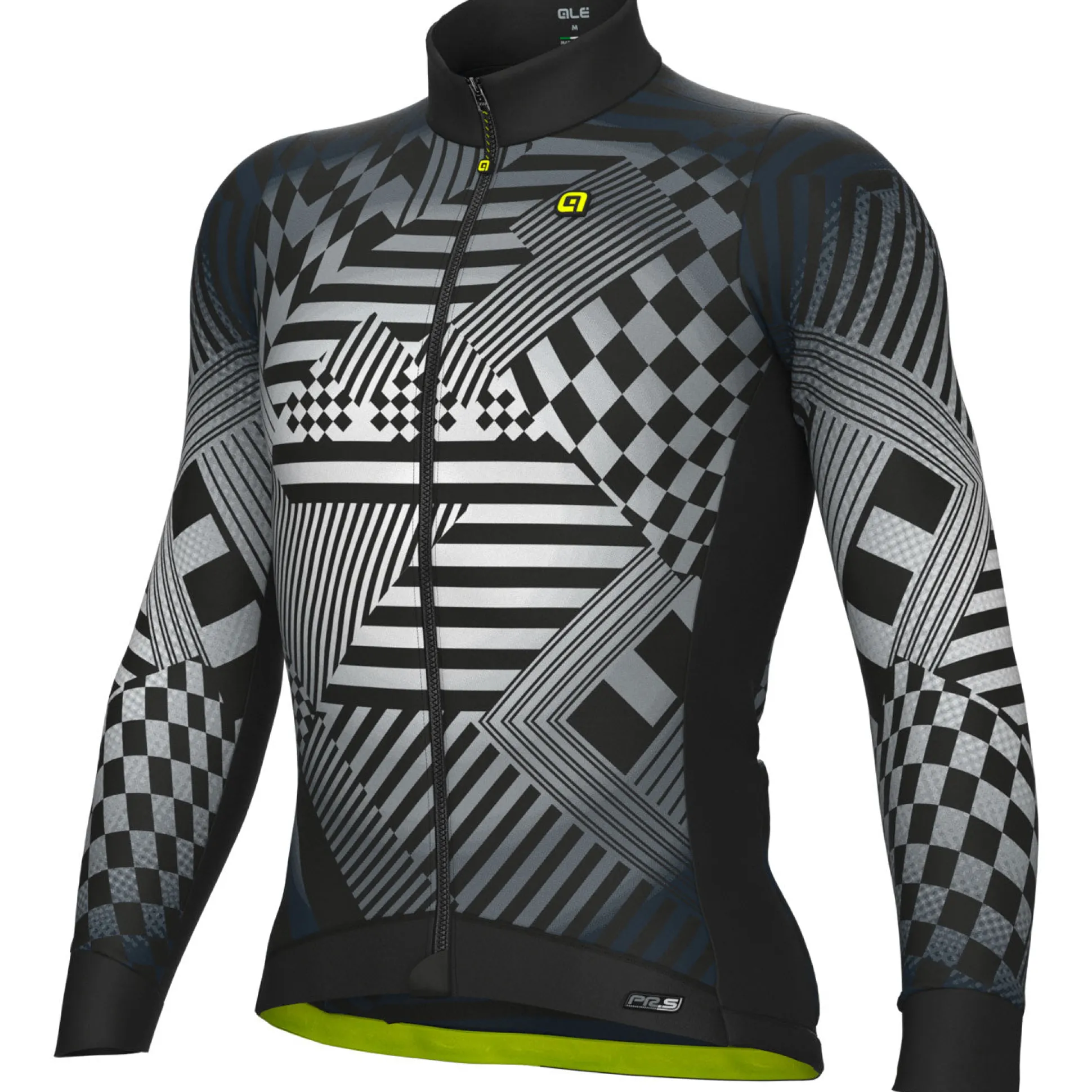 Maglia maniche lunghe Ale PR-S Checker - Grigio
