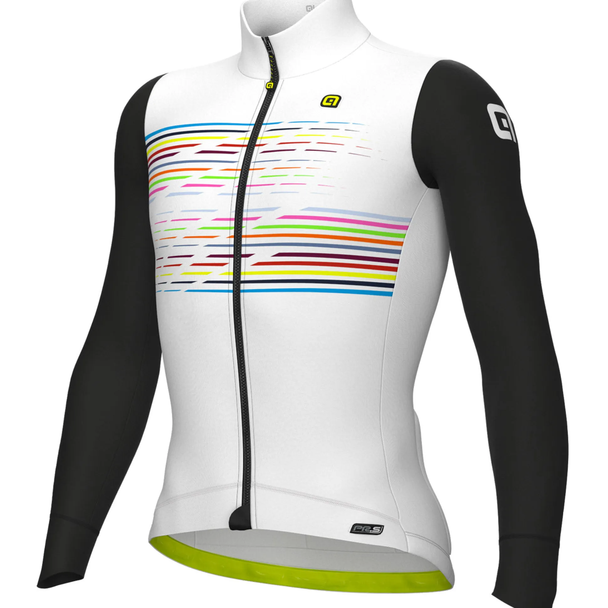 Maglia maniche lunghe Ale PR-S Logo - Bianco