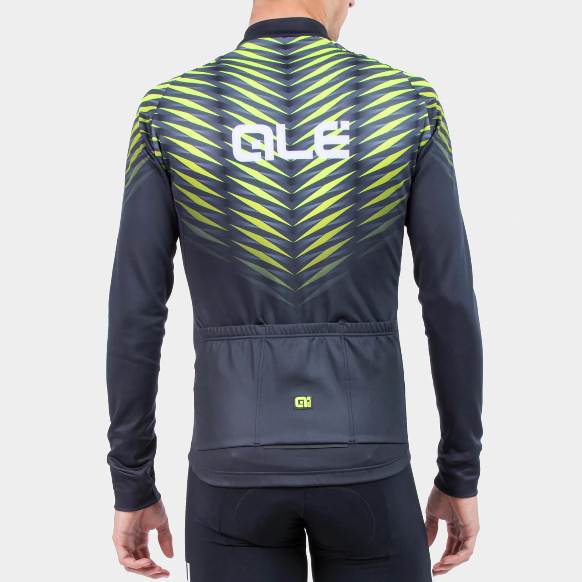 Maglia maniche lunghe Ale Solid Thorn - Nero giallo