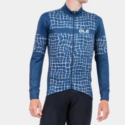 Maglia maniche lunghe Ale Solid Wall - Petrolio