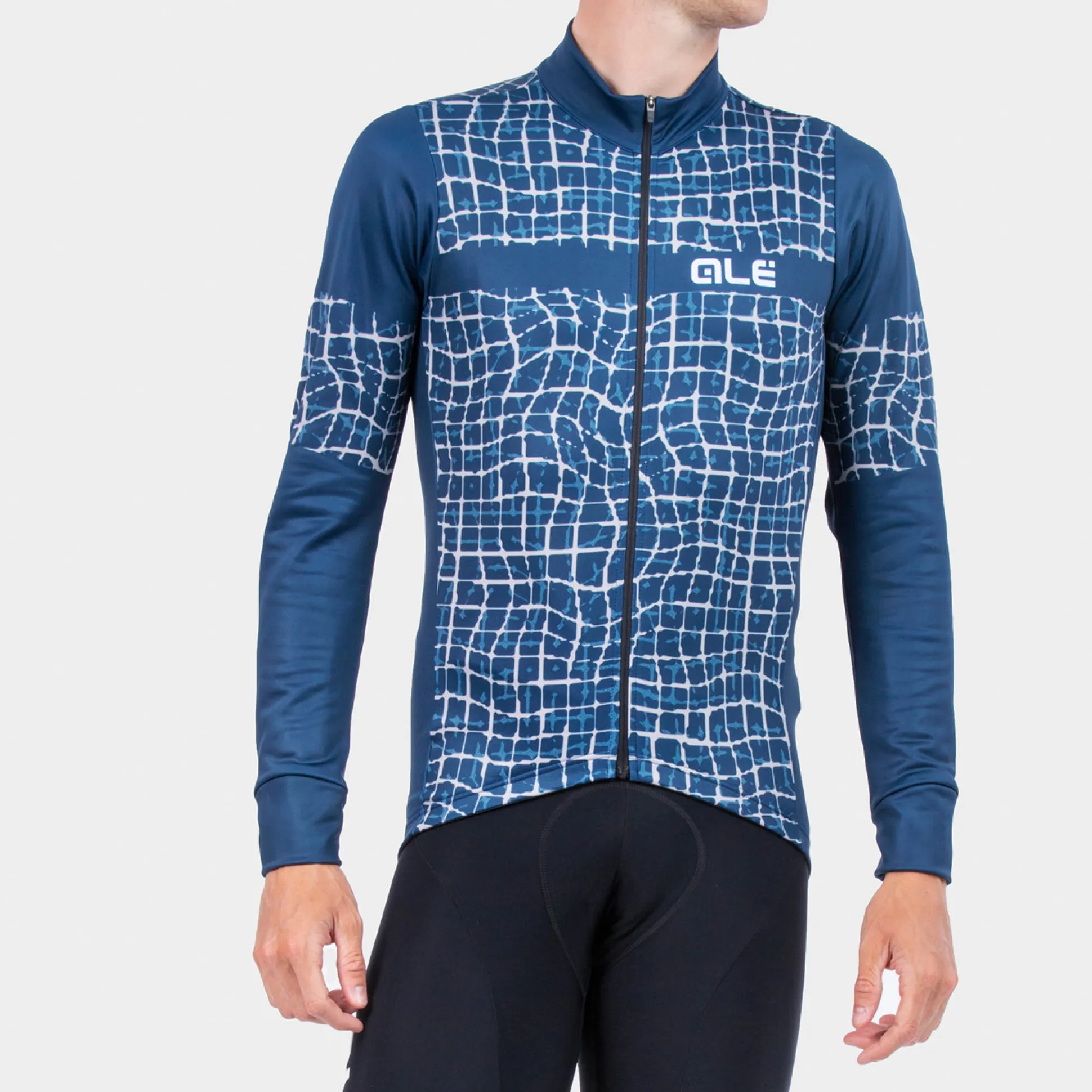 Maglia maniche lunghe Ale Solid Wall - Petrolio