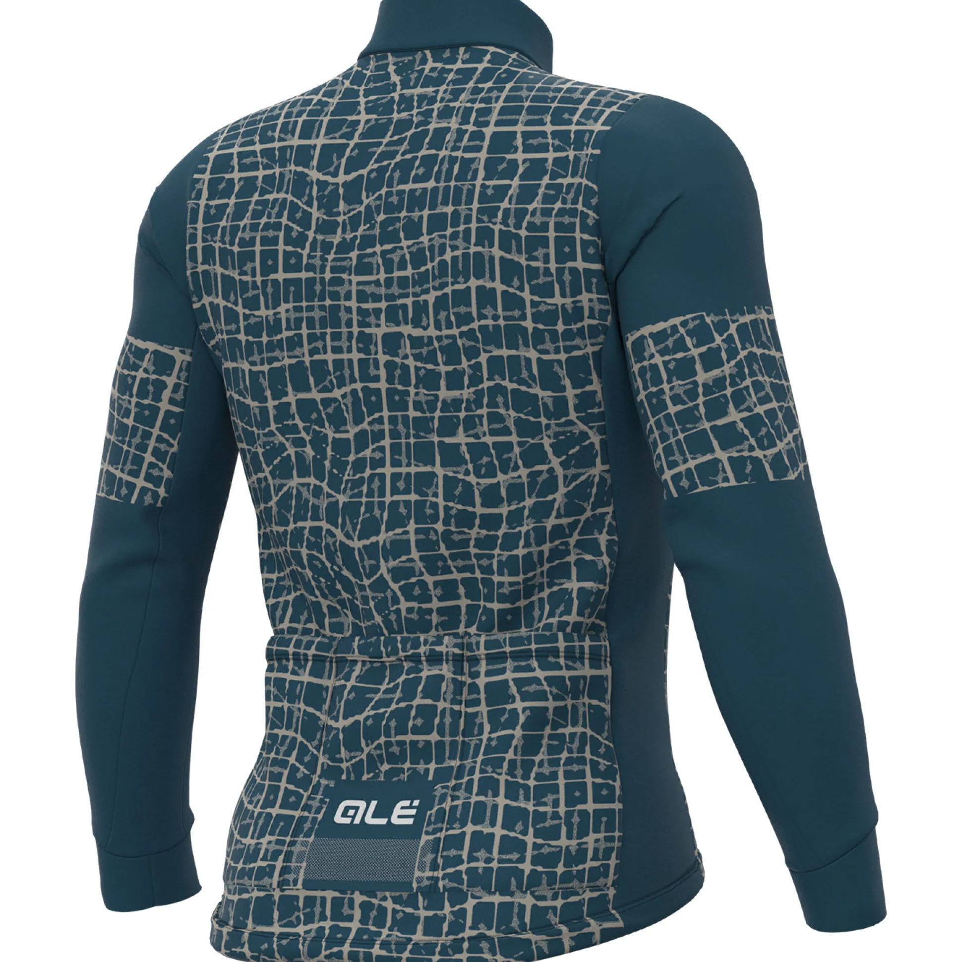Maglia maniche lunghe Ale Solid Wall - Petrolio