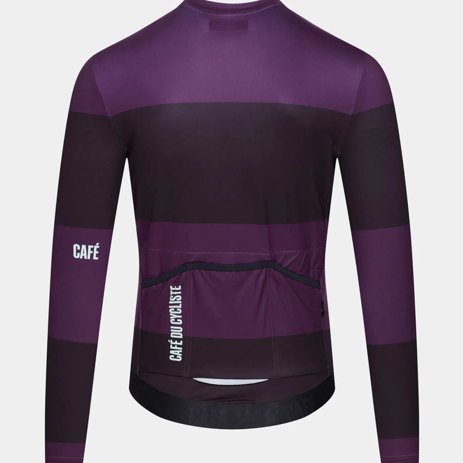 Maglia maniche lunghe Cafe du Cycliste Constance - Viola