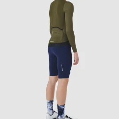 Maglia maniche lunghe Cafe du Cycliste Roxane - Verde