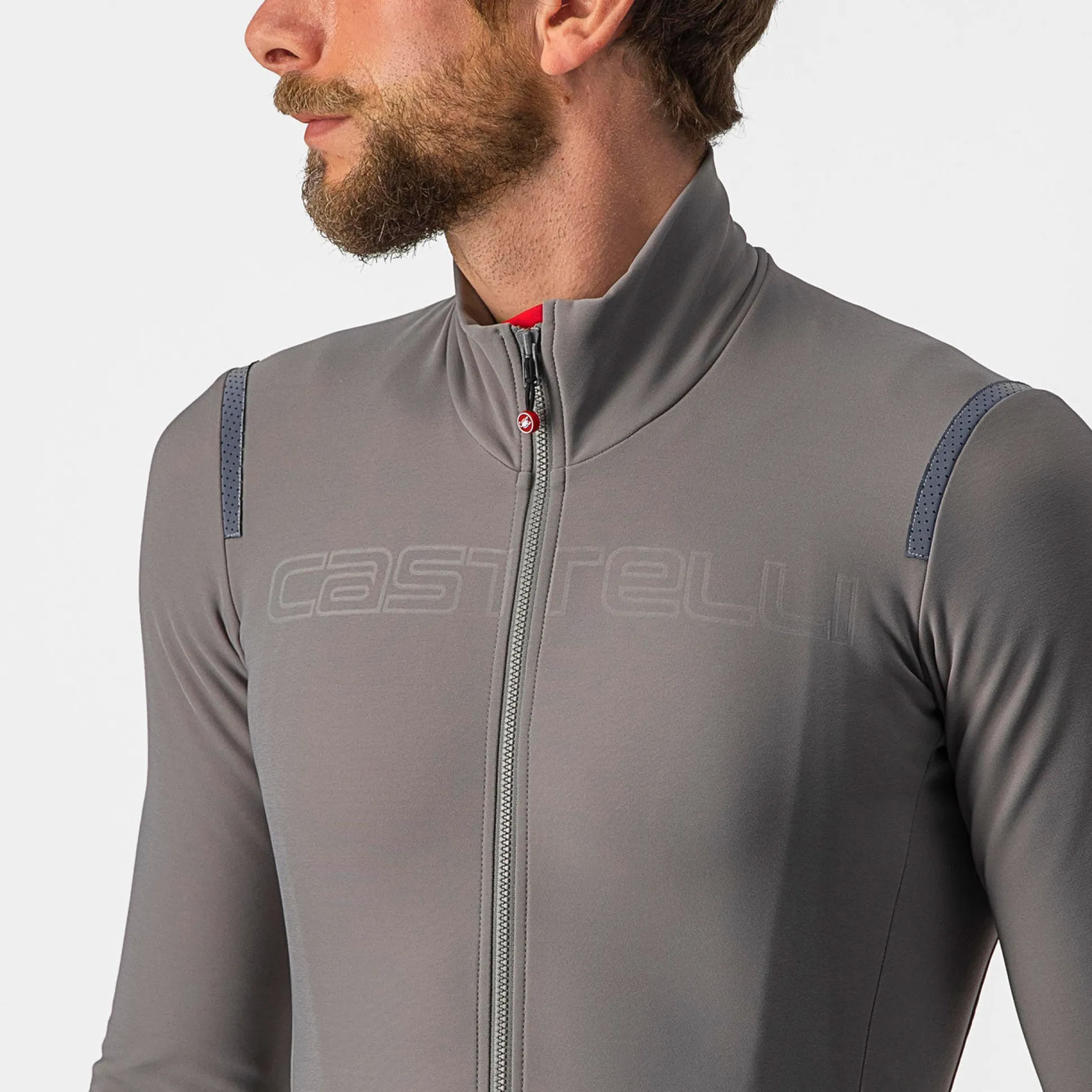 Maglia maniche lunghe Castelli Tutto Nano RoS - Grigio