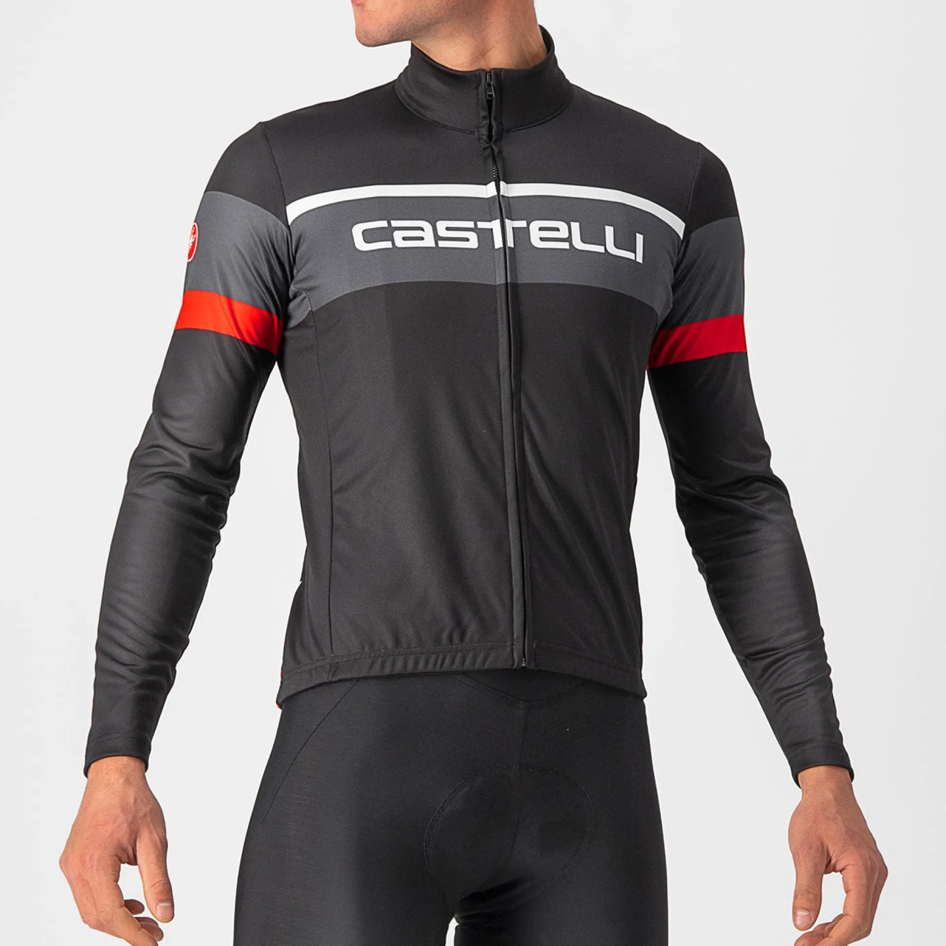 Maglia maniche lunghe Castelli Passista - Nero
