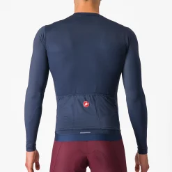 Maglia maniche lunghe Castelli Espresso - Blu