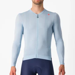Maglia maniche lunghe Castelli Espresso - Azzurro