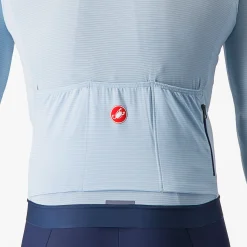 Maglia maniche lunghe Castelli Espresso - Azzurro