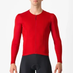 Maglia maniche lunghe Castelli Fly - Rosso