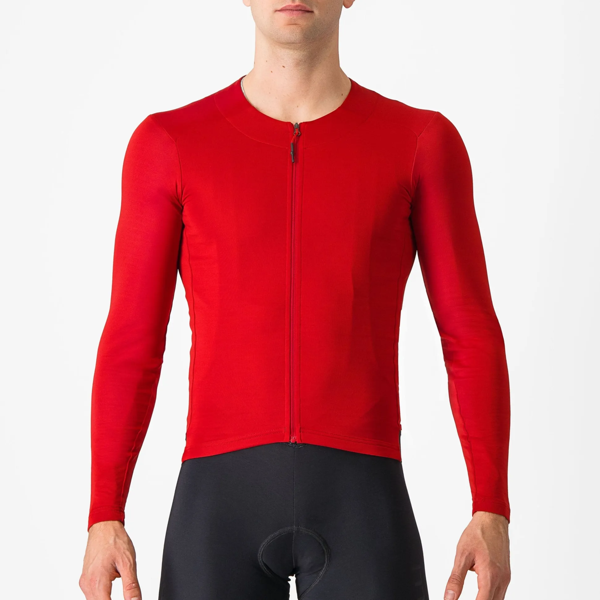 Maglia maniche lunghe Castelli Fly - Rosso
