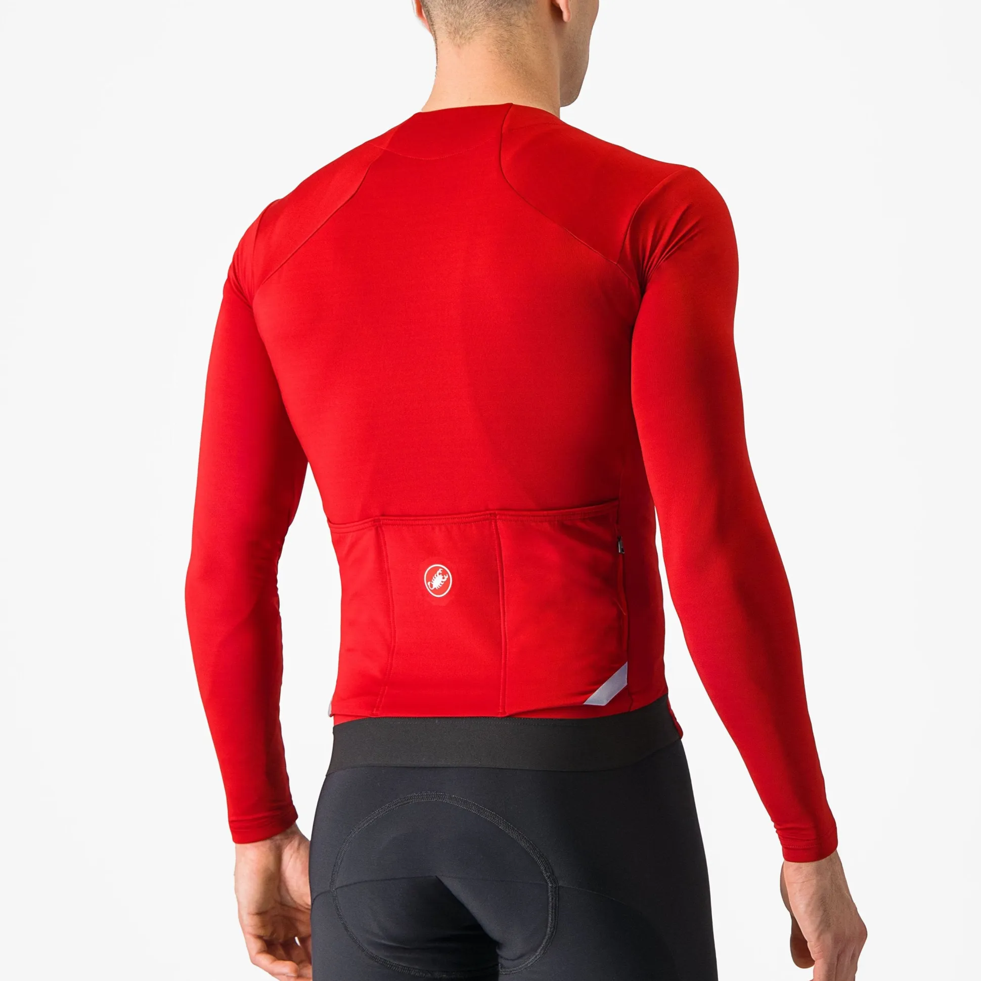 Maglia maniche lunghe Castelli Fly - Rosso