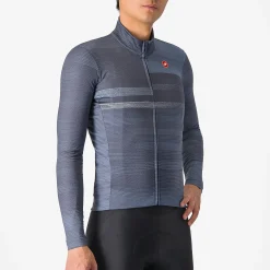 Maglia maniche lunghe Castelli Collapse - Blu