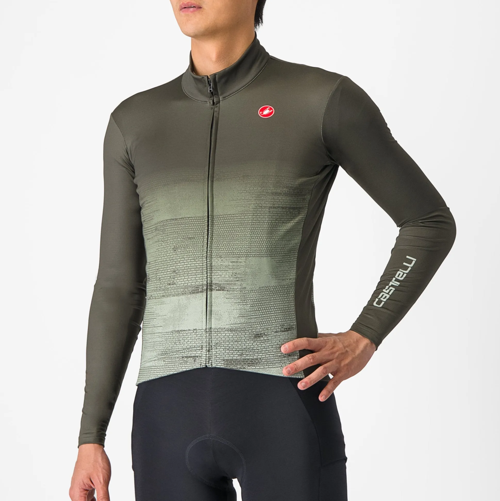 Maglia maniche lunghe Castelli Unlimited Thermal - Verde