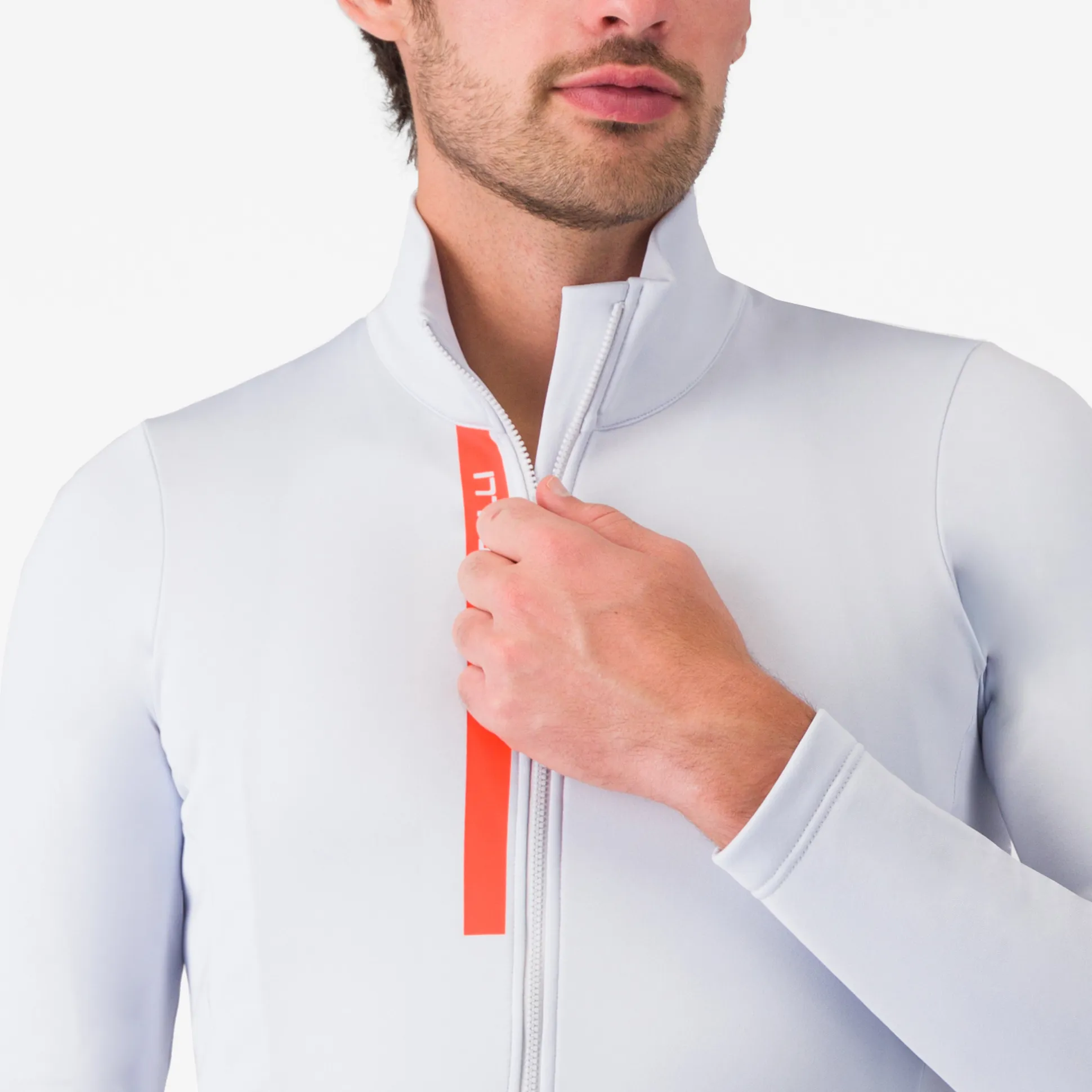 Maglia maniche lunghe Castelli Entrata - Bianco