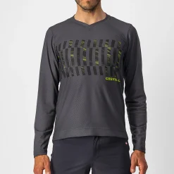 Maglia maniche lunghe Castelli Trail Tech Tee - Grigio