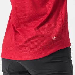 Maglia maniche lunghe Castelli Trail Tech Tee 2 - Rosso