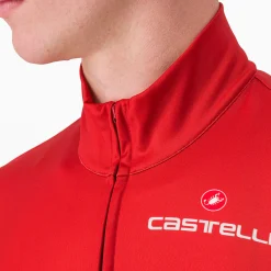 Maglia maniche lunghe Castelli Retta - Rosso