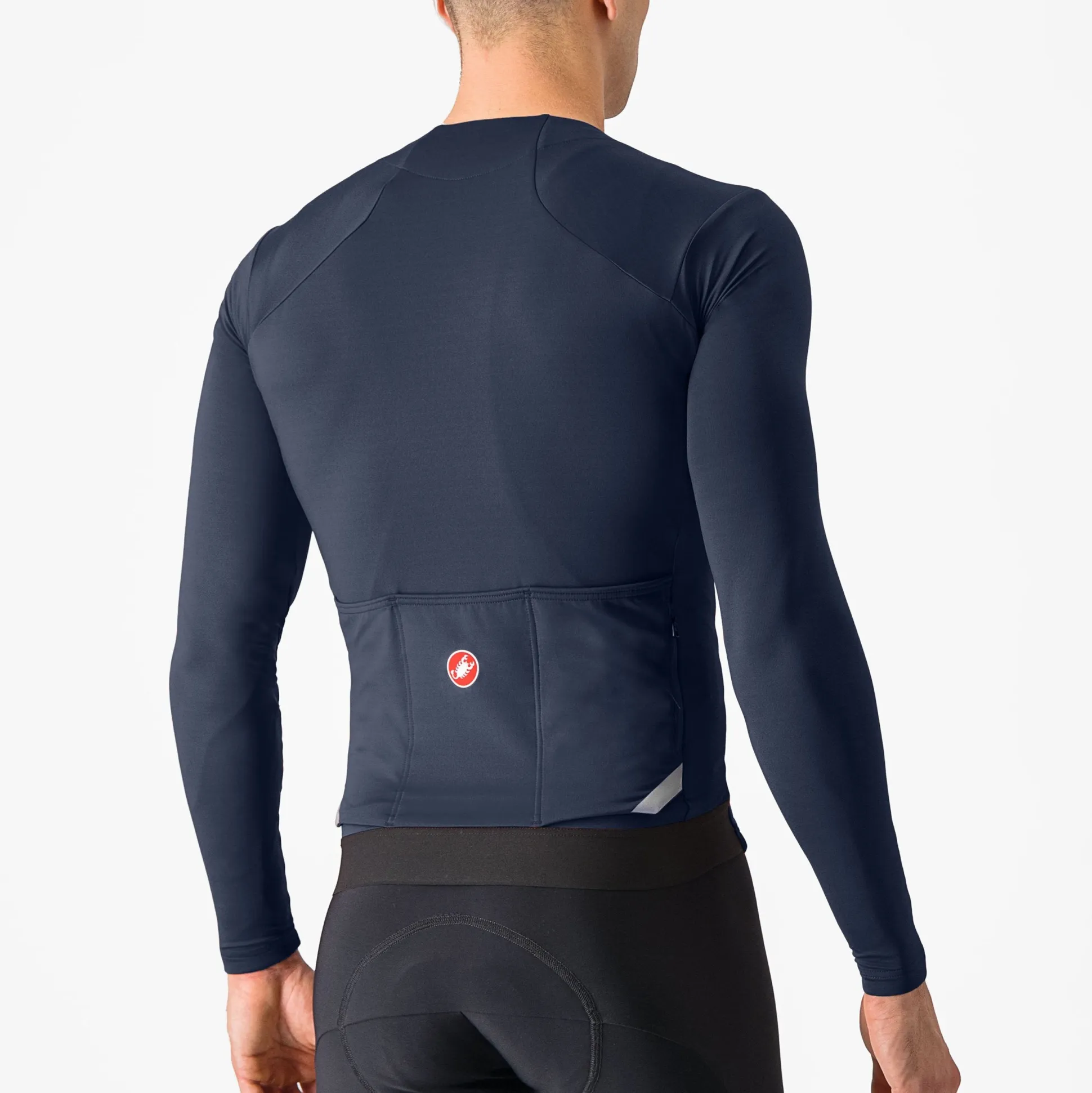 Maglia maniche lunghe Castelli Fly - Blu scuro
