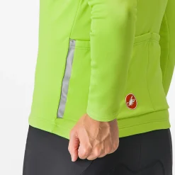 Maglia maniche lunghe Castelli Entrata - Verde chiaro