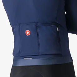 Maglia maniche lunghe Castelli Espresso Thermal - Blu