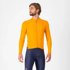 Maglia maniche lunghe Castelli Espresso Thermal - Giallo