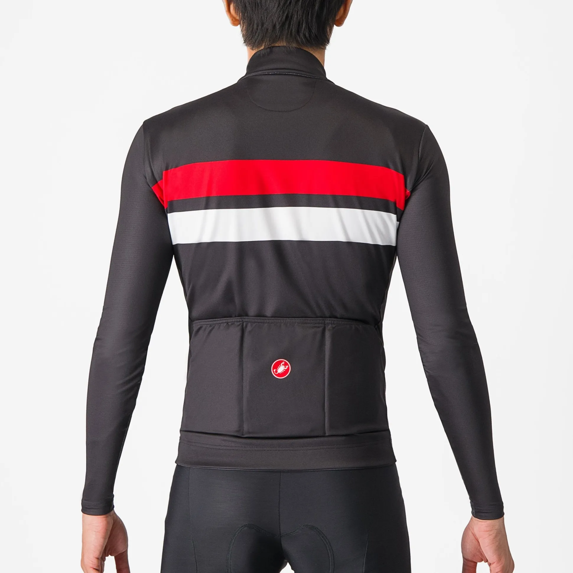 Maglia maniche lunghe Castelli Lineare - Nero