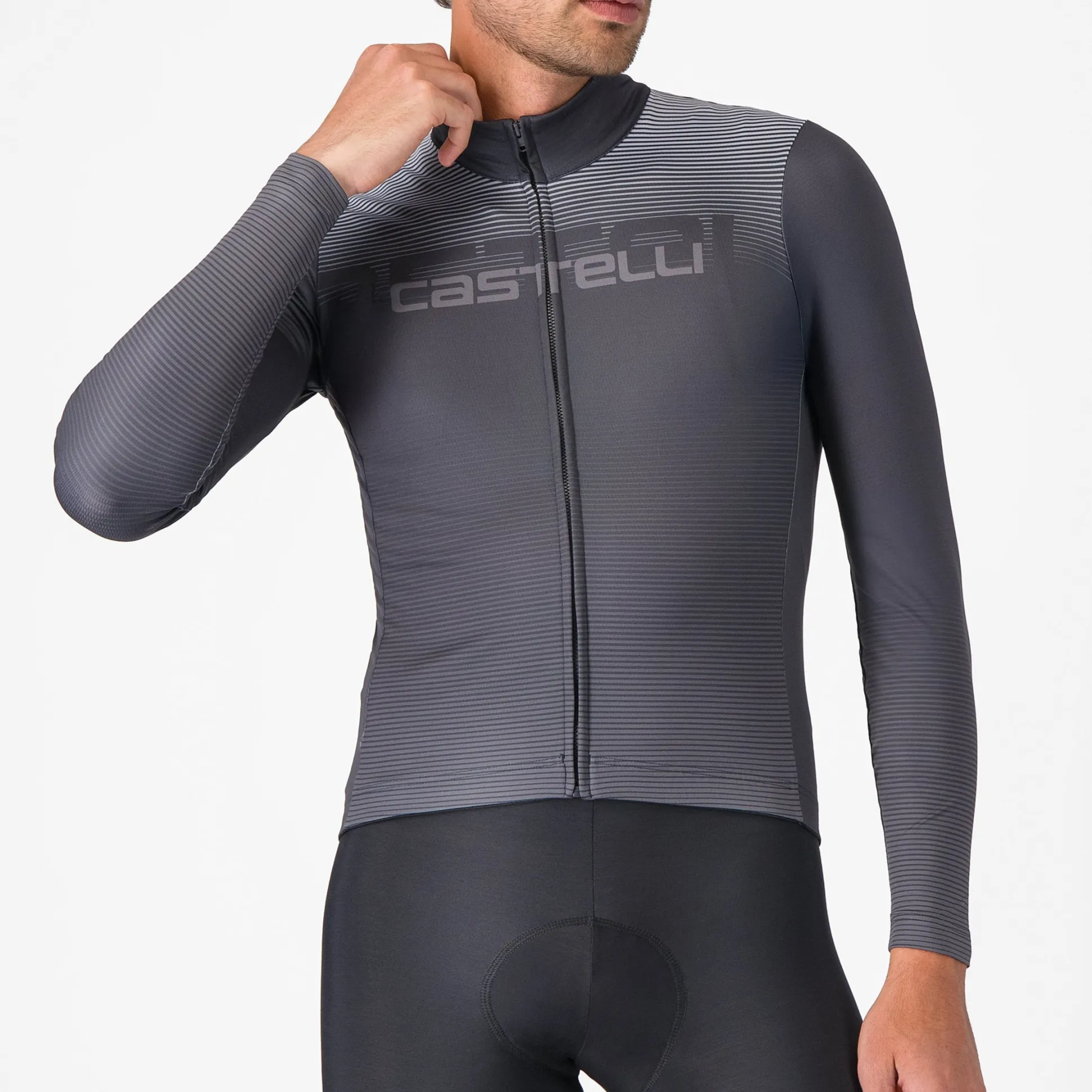 Maglia maniche lunghe Castelli Apice - Grigio