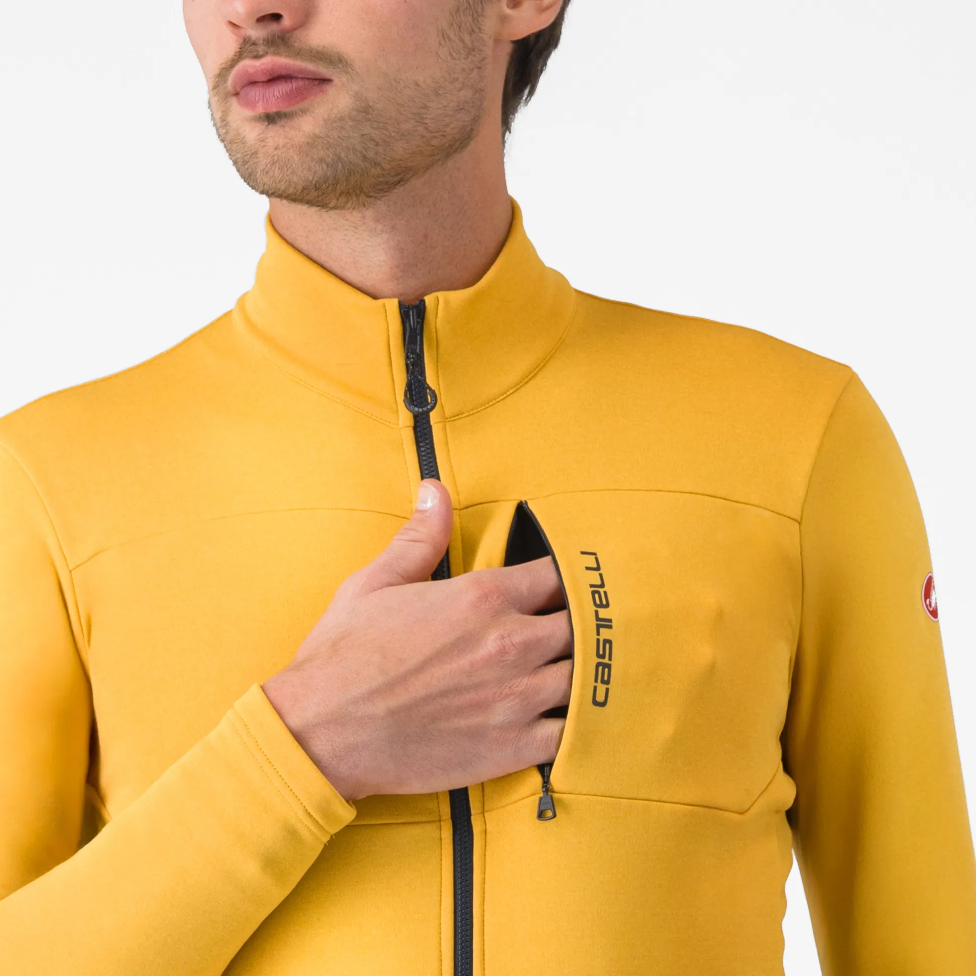 Maglia maniche lunghe Castelli Unlimited Trail 2 - Giallo