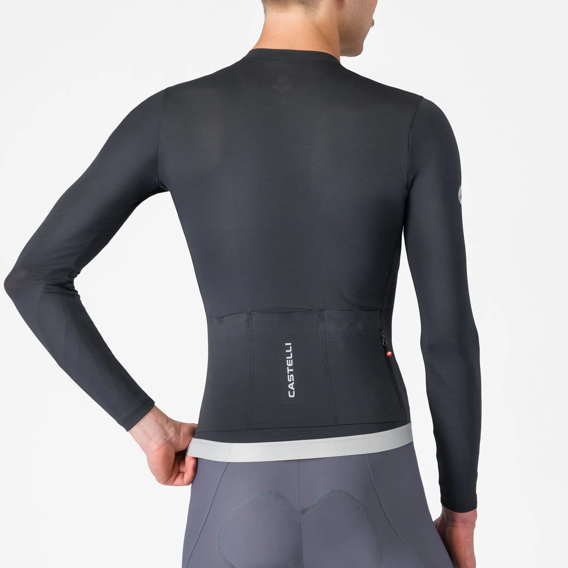 Maglia maniche lunghe Castelli Espresso 2 - Nero