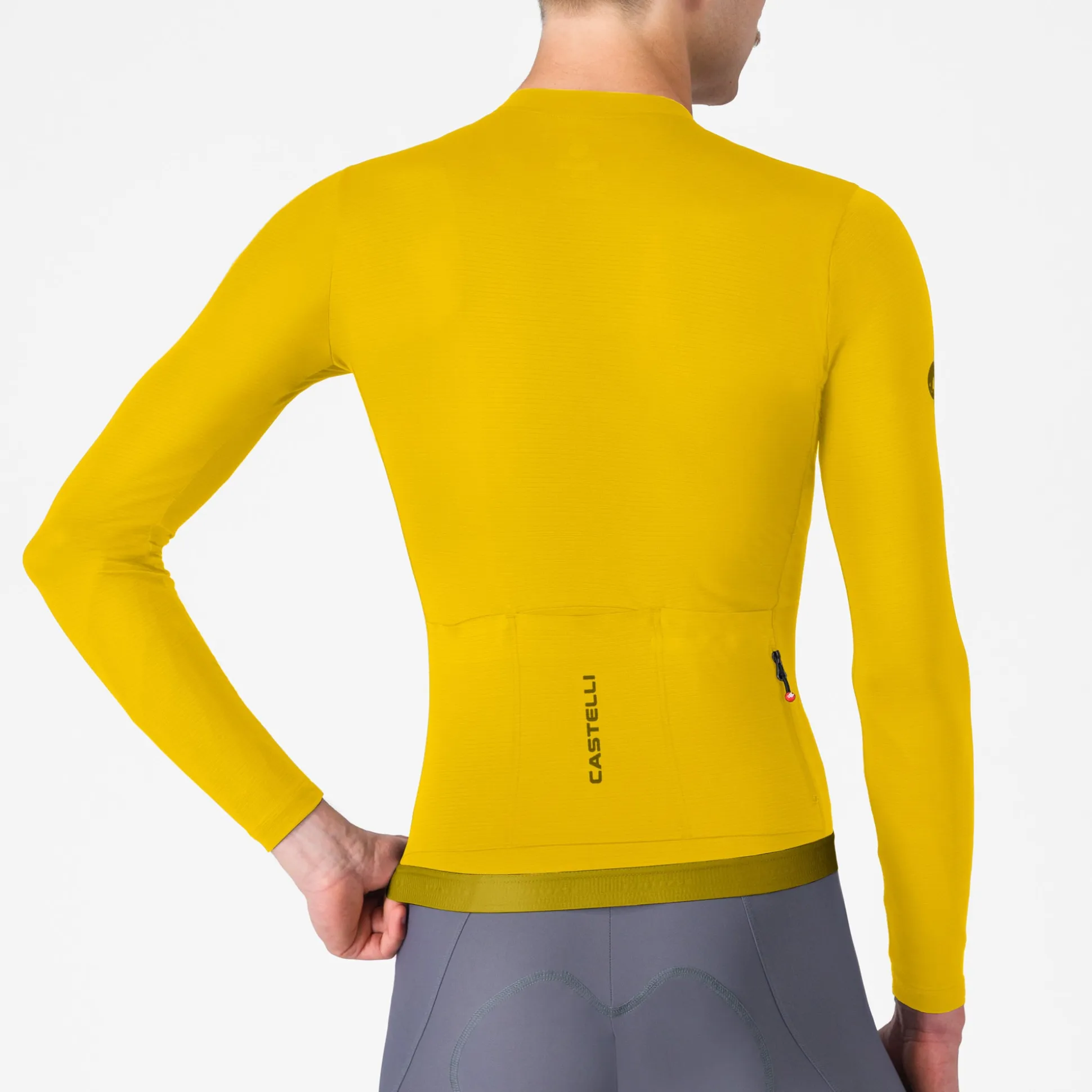 Maglia maniche lunghe Castelli Espresso 2 - Giallo
