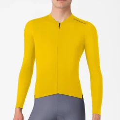 Maglia maniche lunghe Castelli Espresso 2 - Giallo
