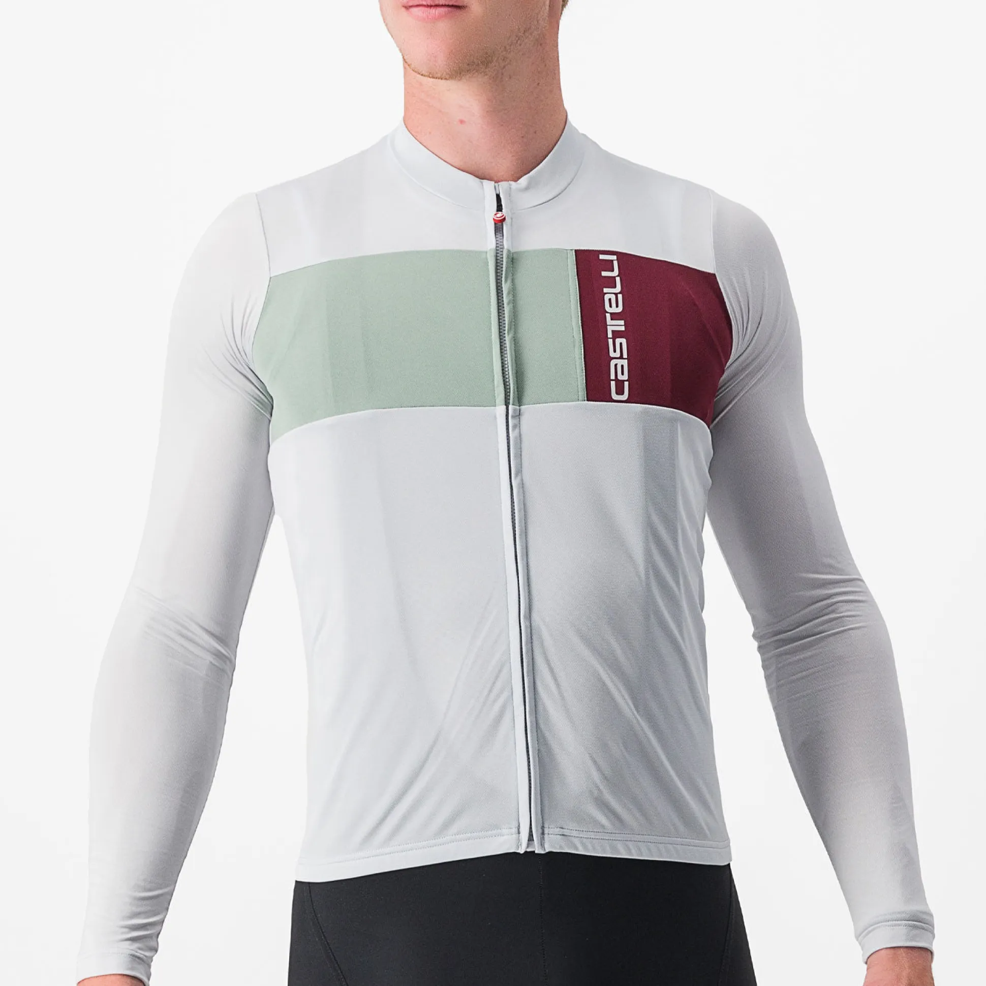 Maglia maniche lunghe Castelli Prologo 7 - Grigio