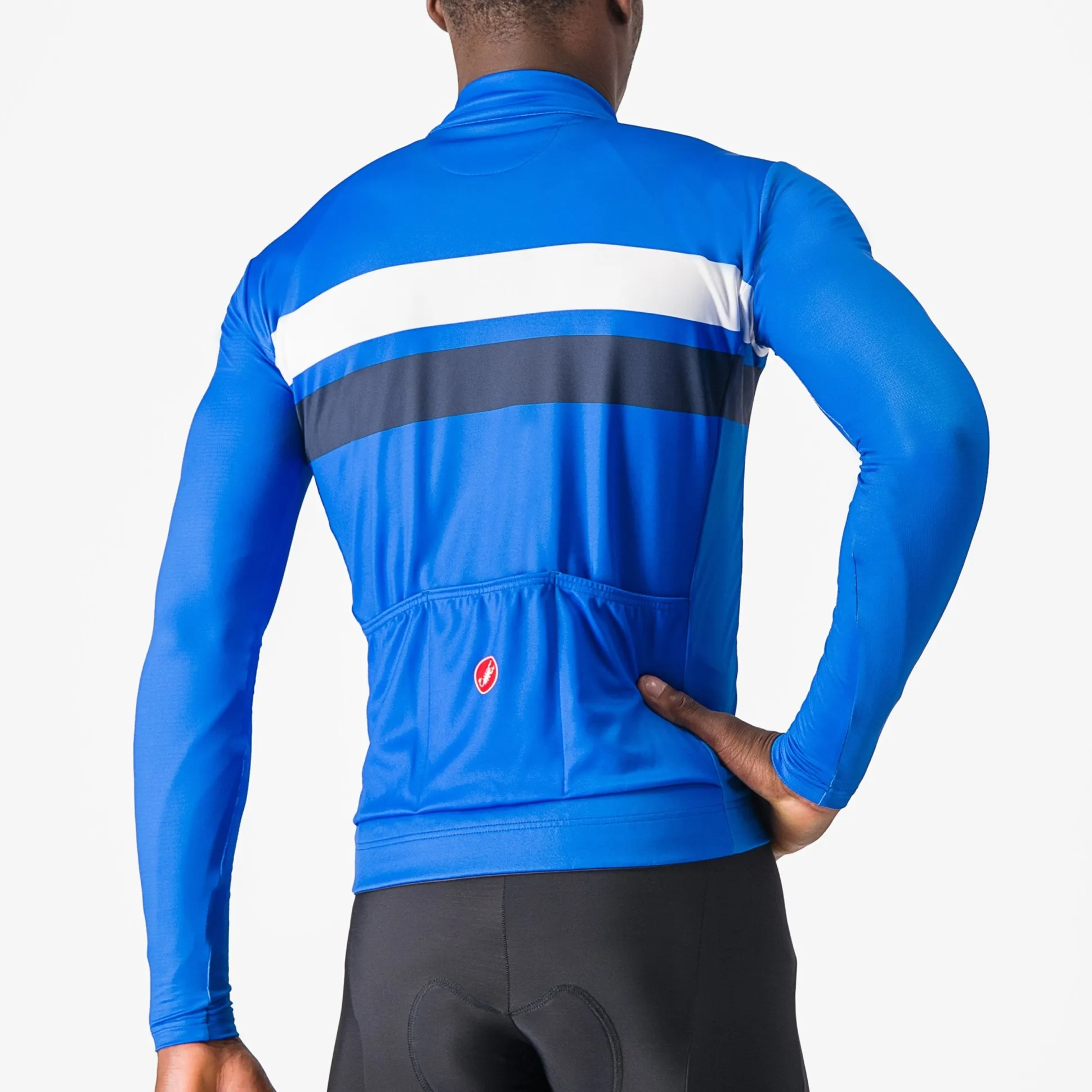 Maglia maniche lunghe Castelli Lineare - Blu