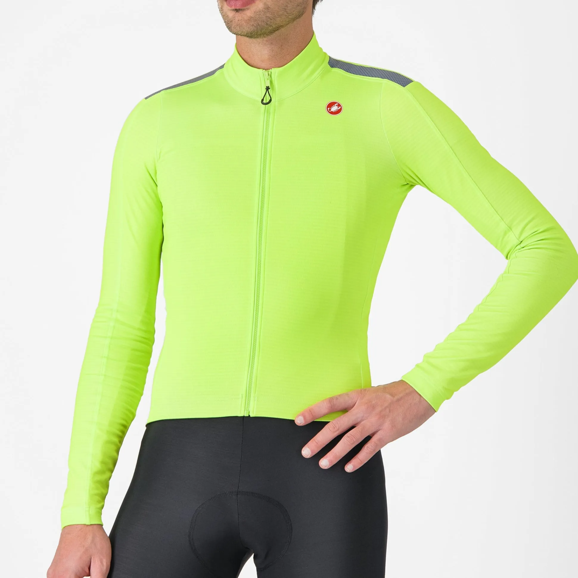 Maglia maniche lunghe Castelli Puro 4 - Giallo