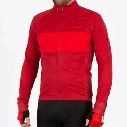 Maglia maniche lunghe Endura FS260-Pro Jetstream - Rosso