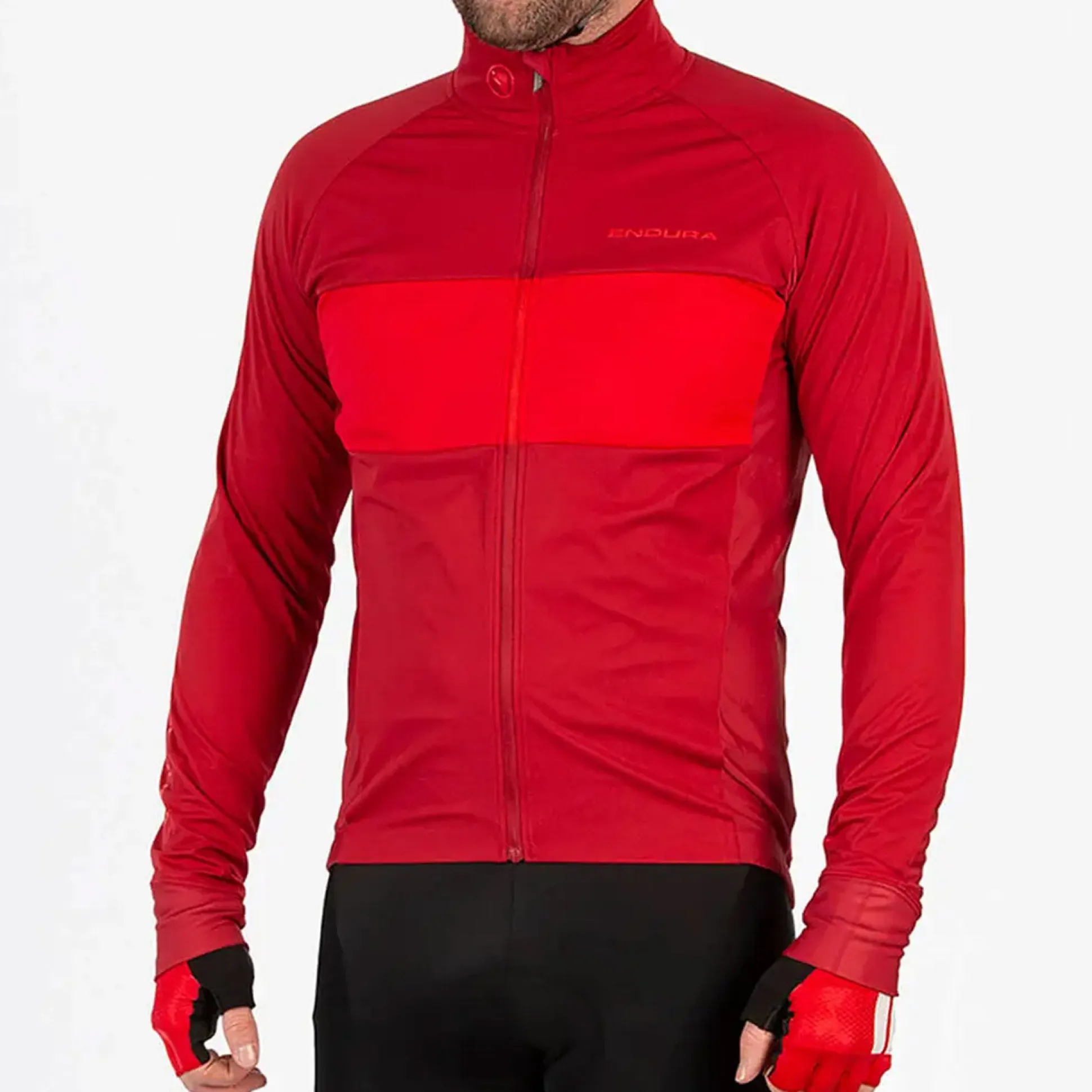 Maglia maniche lunghe Endura FS260-Pro Jetstream - Rosso