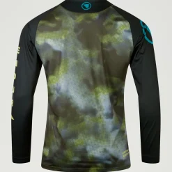 Maglia maniche lunghe Endura Pixel Cloud LTD - Verde
