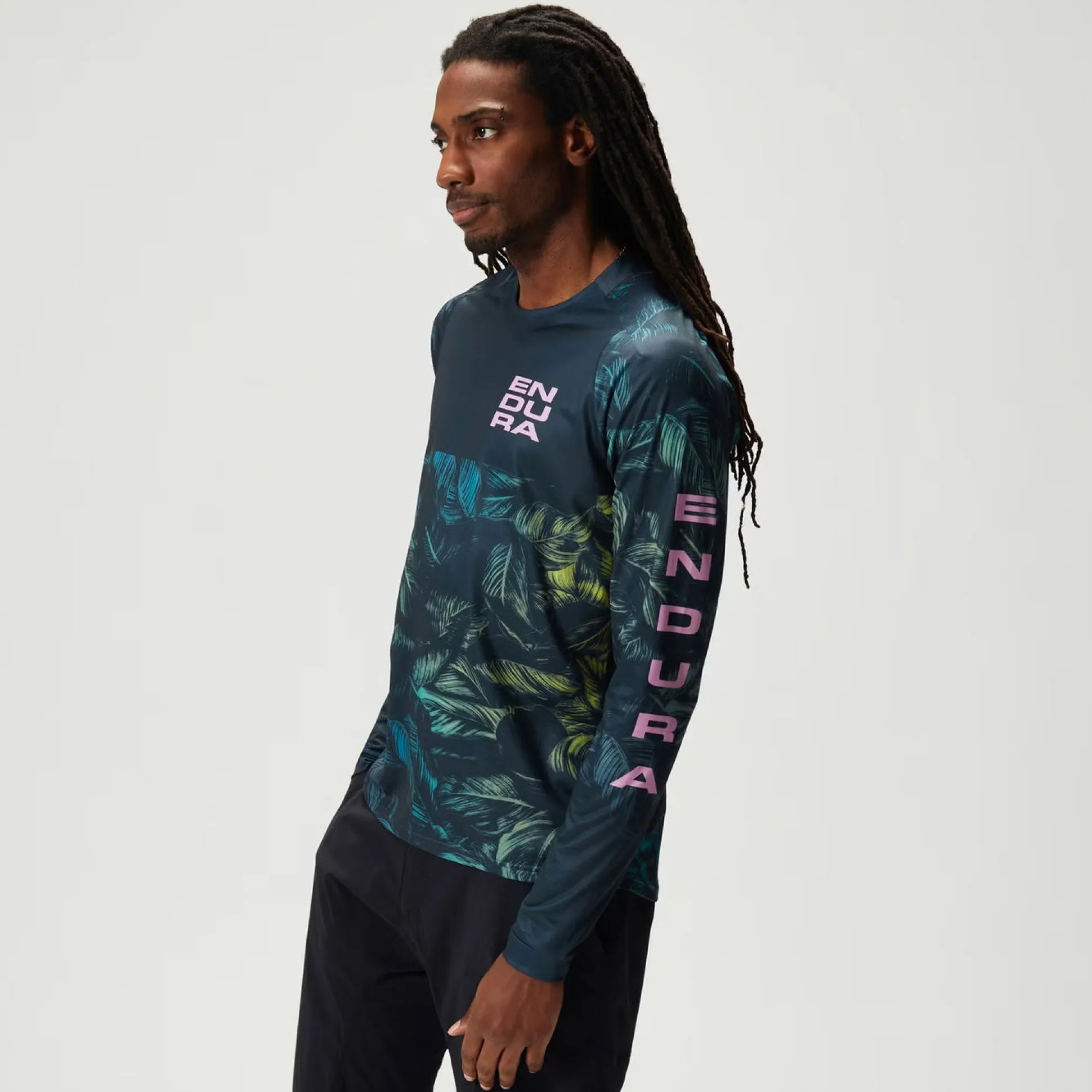 Maglia maniche lunghe Endura Tropical Print LTD - Grigio