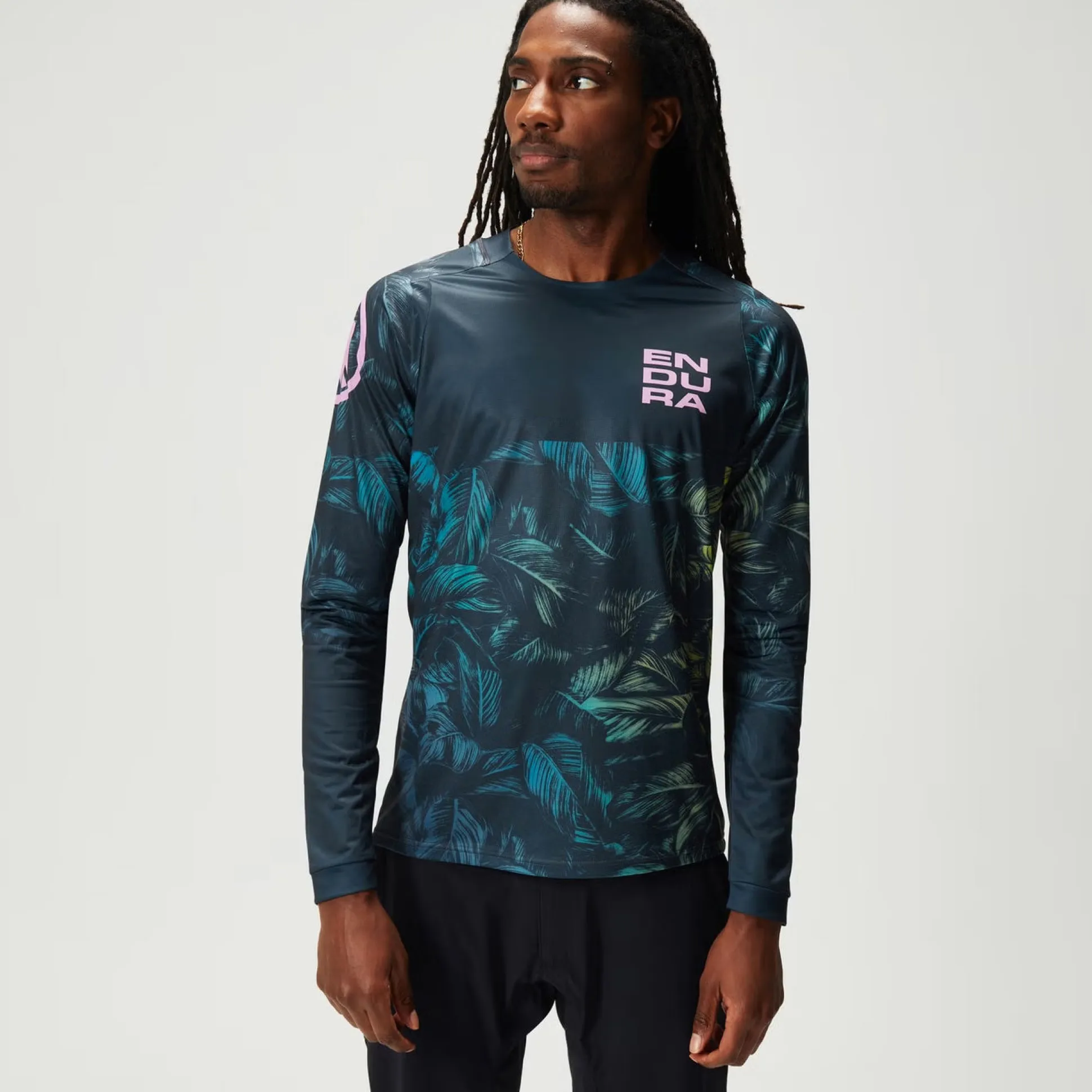 Maglia maniche lunghe Endura Tropical Print LTD - Grigio