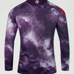 Maglia maniche lunghe Endura Pixel Cloud LTD - Viola