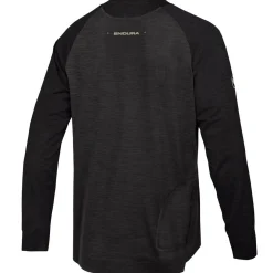 Maglia maniche lunghe Endura SingleTrack - Nero
