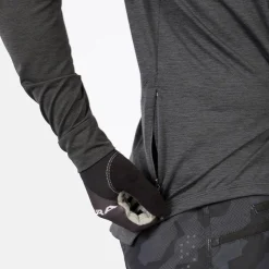 Maglia maniche lunghe Endura SingleTrack - Nero