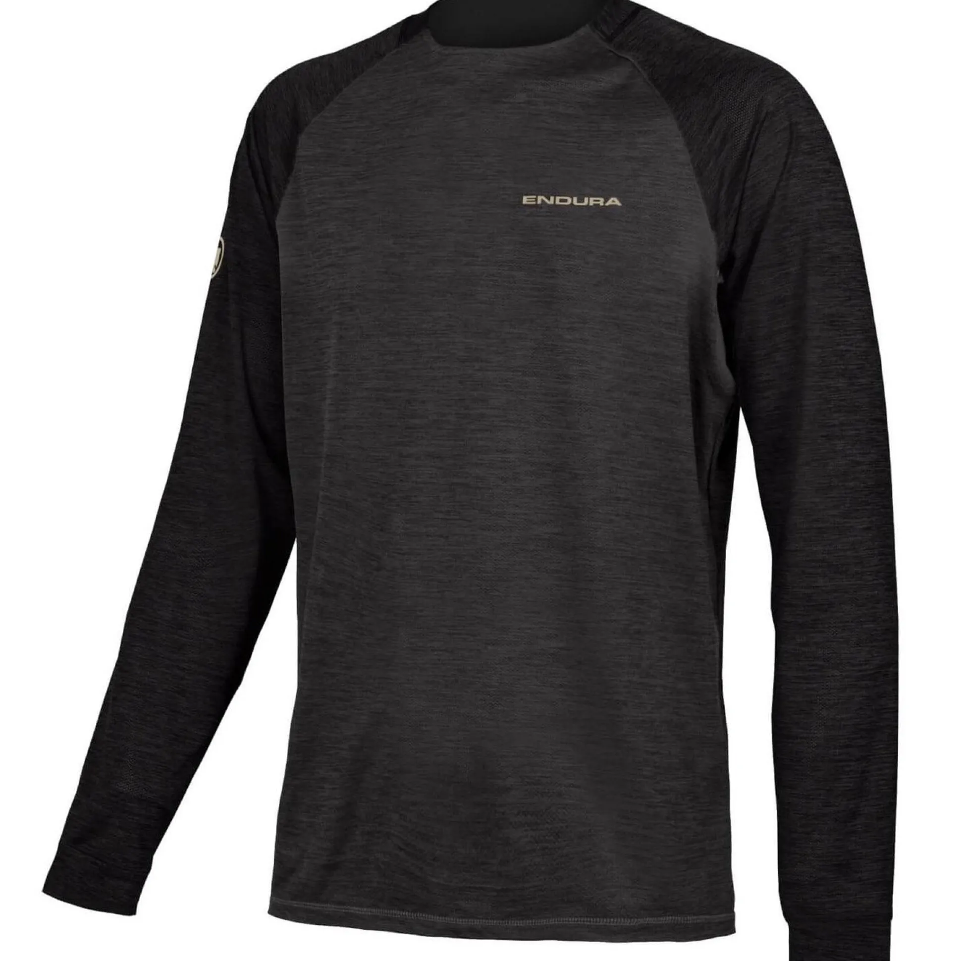 Maglia maniche lunghe Endura SingleTrack - Nero