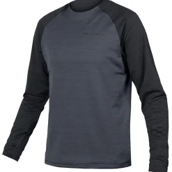 Maglia maniche lunghe Endura Singletrack Fleece - Nero