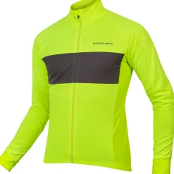 Maglia maniche lunghe Endura FS260-Pro Jetstream - Giallo