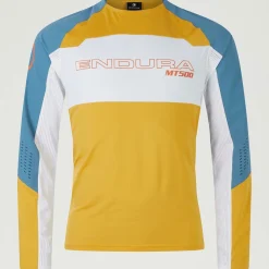 Maglia maniche lunghe Endura MT500 Burner Lite - Giallo